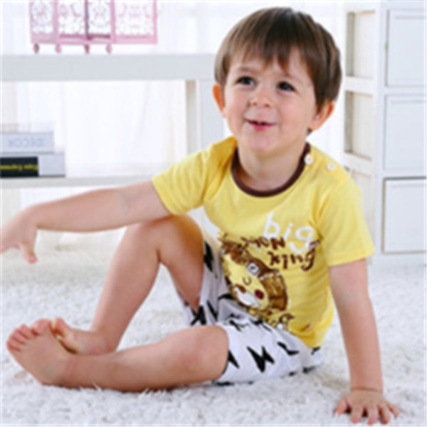 Cartoon Baby Summer Clothing Set (Unisex)