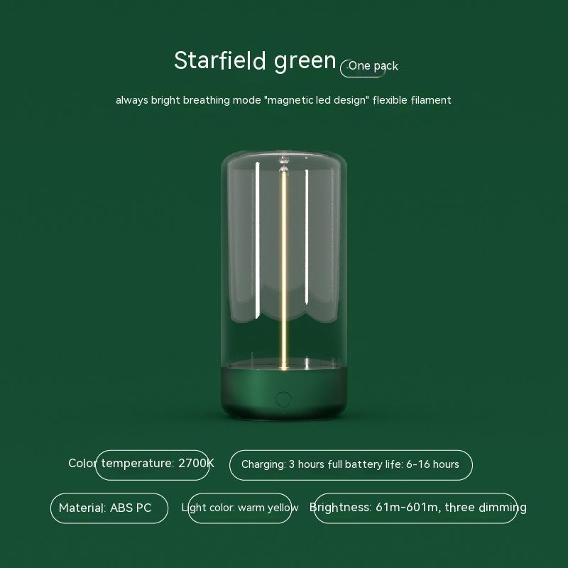 Portable LED Night Light – Rechargeable Camping Atmosphere Lamp