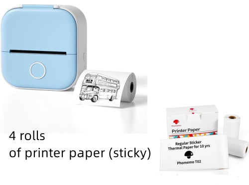 Mini Thermal Label Printer – Bluetooth & Portable