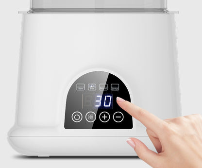 4-in-1 Milk Warmer: Auto Thermostat, Heating, Thawing & Sterilizing.