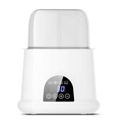 4-in-1 Milk Warmer: Auto Thermostat, Heating, Thawing & Sterilizing.