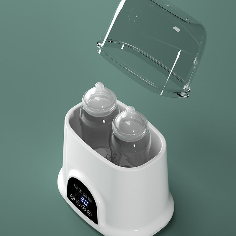 4-in-1 Milk Warmer: Auto Thermostat, Heating, Thawing & Sterilizing.