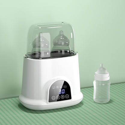 4-in-1 Milk Warmer: Auto Thermostat, Heating, Thawing & Sterilizing.