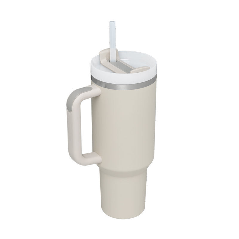 40 Oz Tumbler – Handle, Straw, Spill-Proof, Travel-Friendly