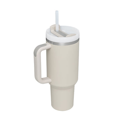 40 Oz Tumbler – Handle, Straw, Spill-Proof, Travel-Friendly