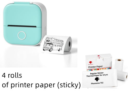 Mini Thermal Label Printer – Bluetooth & Portable