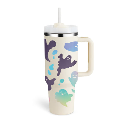 40 Oz Tumbler – Handle, Straw, Spill-Proof, Travel-Friendly