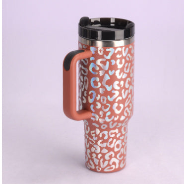 40 Oz Tumbler – Handle, Straw, Spill-Proof, Travel-Friendly