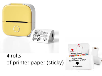 Mini Thermal Label Printer – Bluetooth & Portable