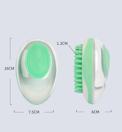 2-in-1 Pet Bath & Massage Brush.