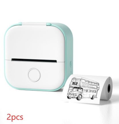 Mini Thermal Label Printer – Bluetooth & Portable
