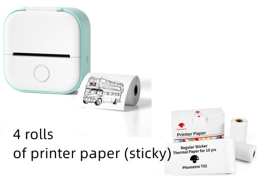 Mini Thermal Label Printer – Bluetooth & Portable