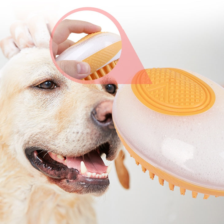 2-in-1 Pet Bath & Massage Brush.