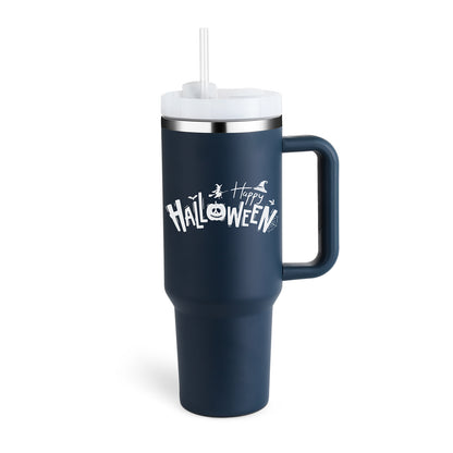 40 Oz Tumbler – Handle, Straw, Spill-Proof, Travel-Friendly