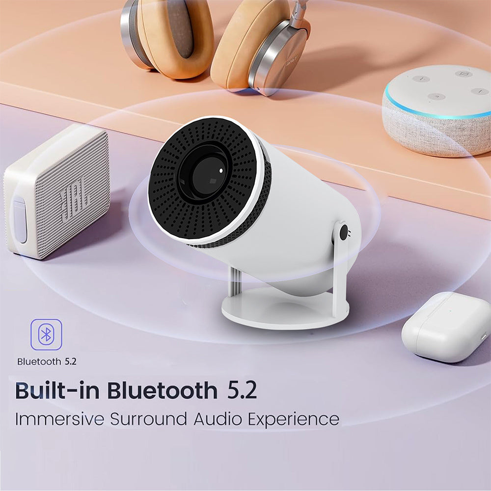 Mini 4K Bluetooth Projector – HD Portable Home Theater