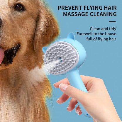Rechargeable Mist Grooming Brush for Cats & Dogs.