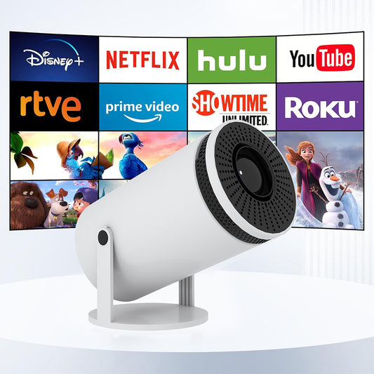 Mini 4K Bluetooth Projector – HD Portable Home Theater