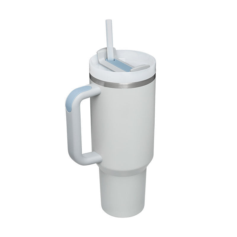 40 Oz Tumbler – Handle, Straw, Spill-Proof, Travel-Friendly