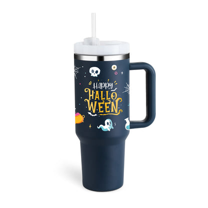 40 Oz Tumbler – Handle, Straw, Spill-Proof, Travel-Friendly