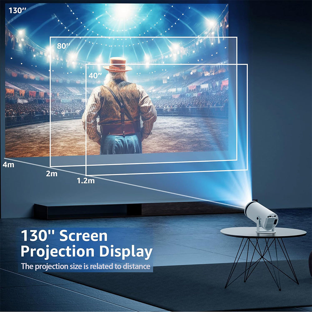 Mini 4K Bluetooth Projector – HD Portable Home Theater