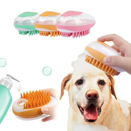 2-in-1 Pet Bath & Massage Brush.