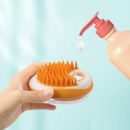 2-in-1 Pet Bath & Massage Brush.