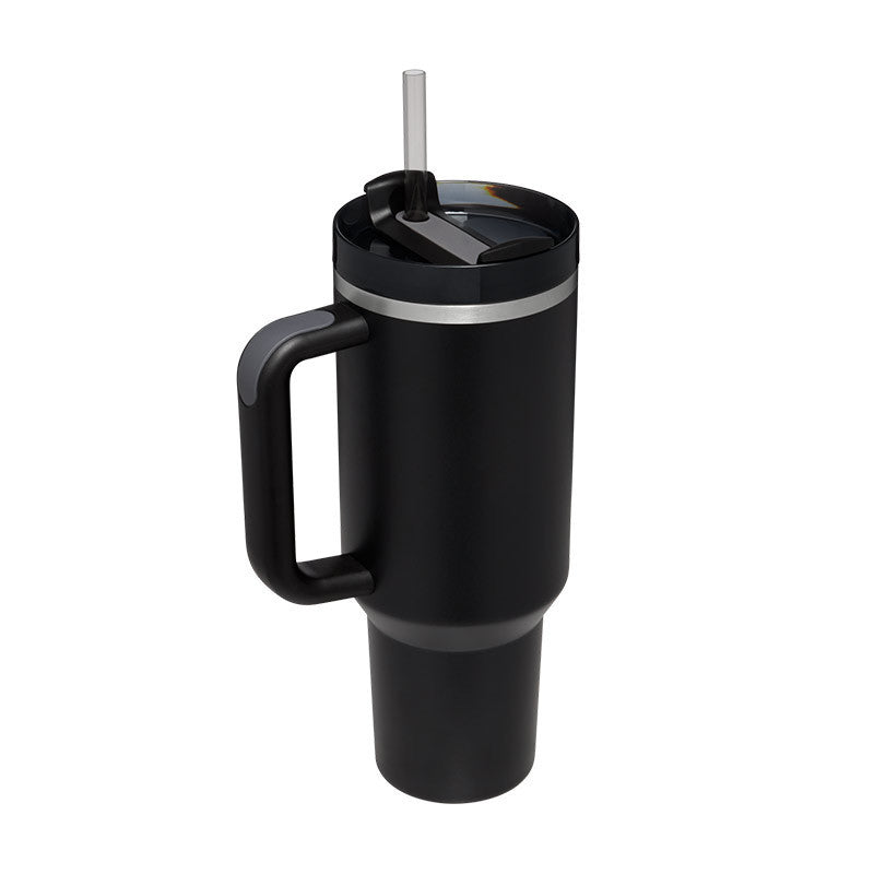 40 Oz Tumbler – Handle, Straw, Spill-Proof, Travel-Friendly