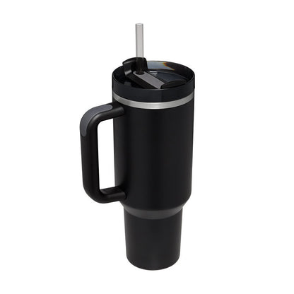 40 Oz Tumbler – Handle, Straw, Spill-Proof, Travel-Friendly