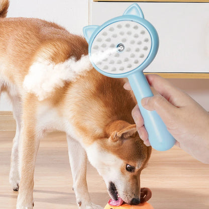 Rechargeable Mist Grooming Brush for Cats & Dogs.