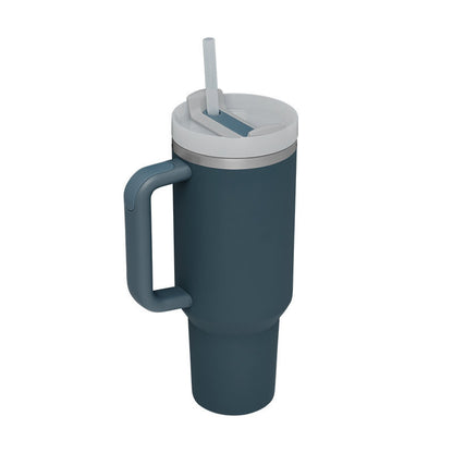 40 Oz Tumbler – Handle, Straw, Spill-Proof, Travel-Friendly